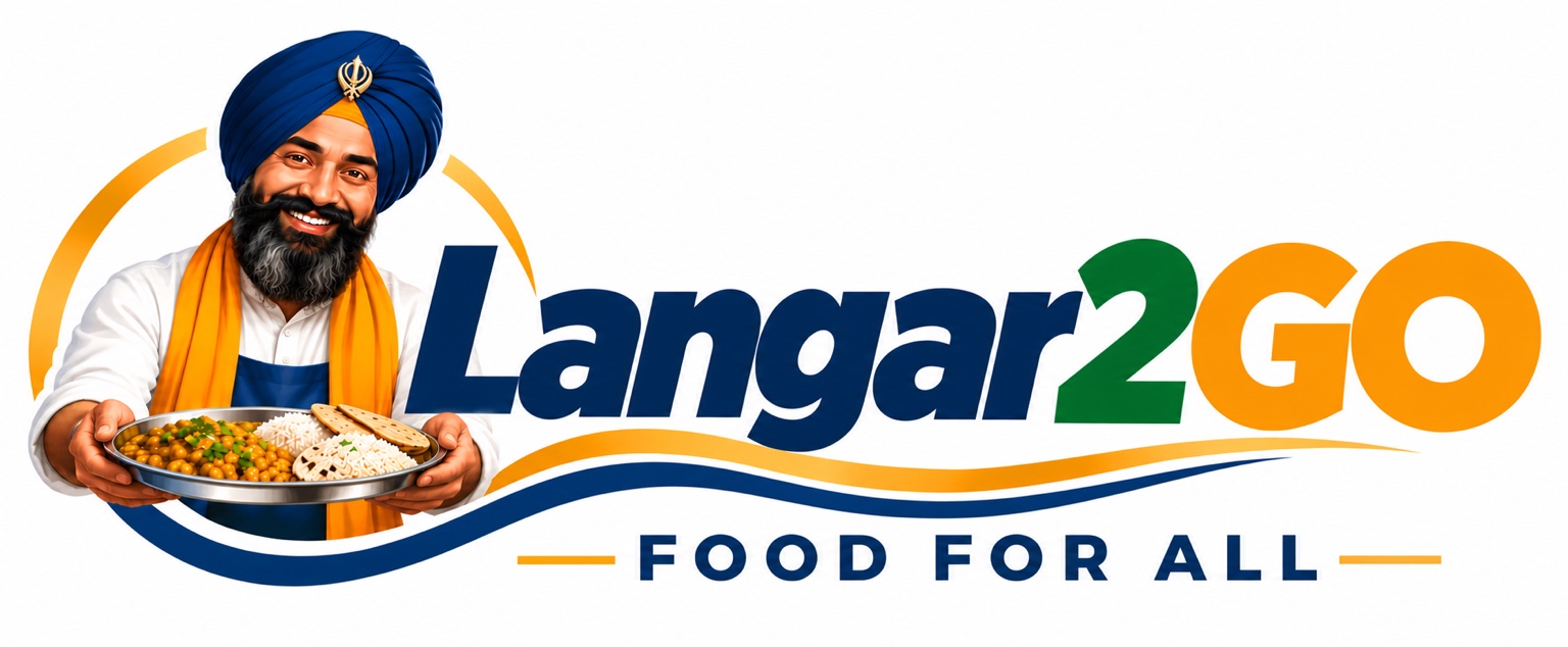 Approved Langar2Go Food For All logo